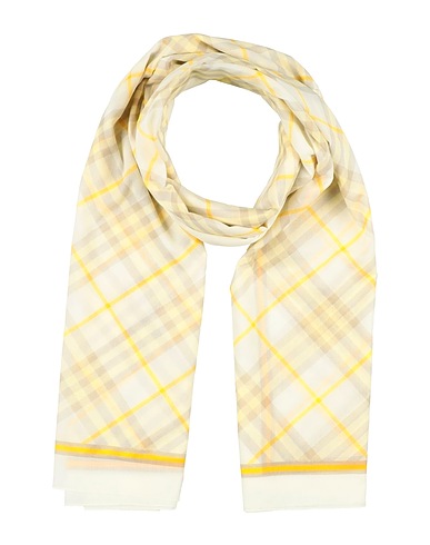 BURBERRY Scarves and foulards Ivory 100% Cotton