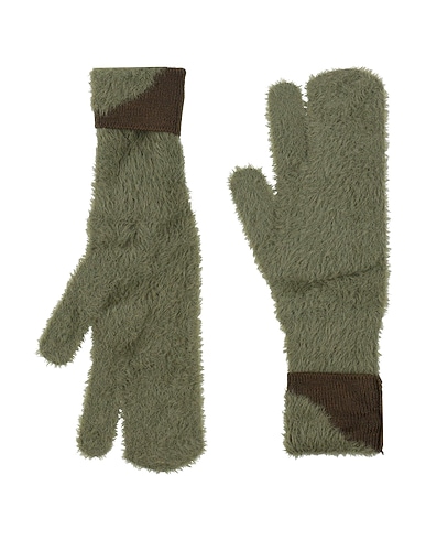 MM6 MAISON MARGIELA Gloves Military green 100% Polyamide