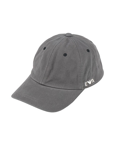 EMPORIO ARMANI Hat Charcoal 100% Cotton