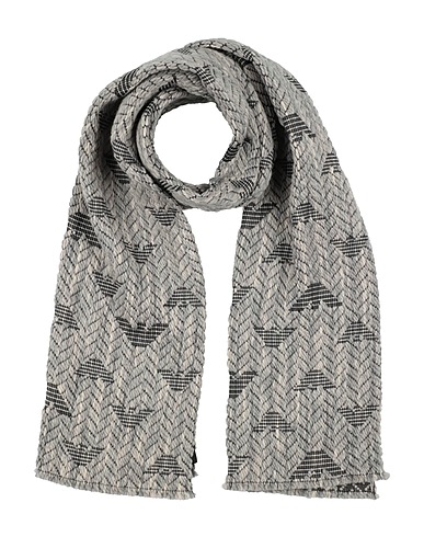 EMPORIO ARMANI Sciarpe e foulard Grigio 91% Lana Vergine, 6% Modal, 3% Seta