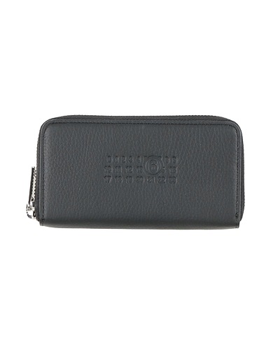 MM6 MAISON MARGIELA Wallet Black 100% Cow leather