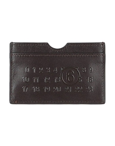 MM6 MAISON MARGIELA Small Leather Goods Dark brown 100% Cow leather