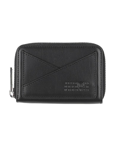 MM6 MAISON MARGIELA Small Leather Goods Black 100% Cow leather