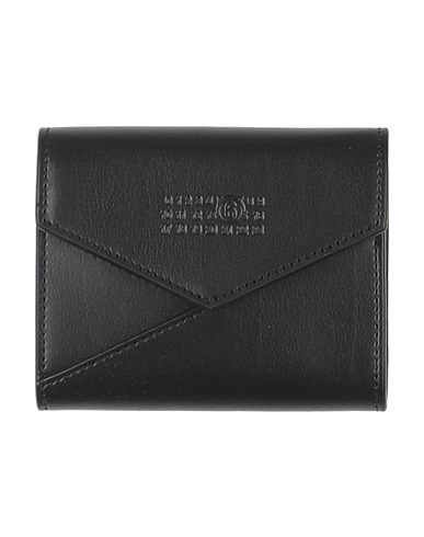 MM6 MAISON MARGIELA Wallet Black 100% Cow leather