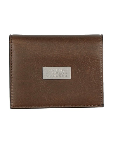 MM6 MAISON MARGIELA Wallet Dark brown 100% Cow leather