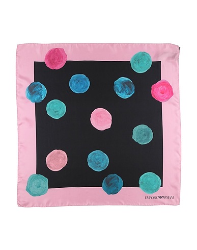 EMPORIO ARMANI Scarves and foulards Pink 100% Silk