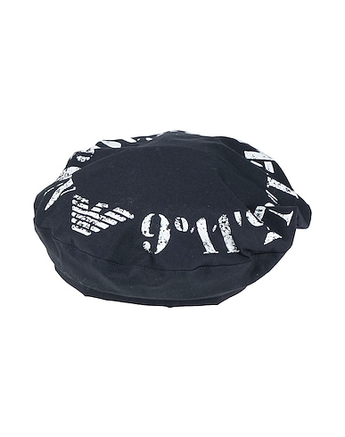 EMPORIO ARMANI Hat Midnight blue 97% Cotton, 3% Elastane