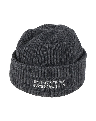 EMPORIO ARMANI Cappello Antracite 80% Lana, 20% Poliammide