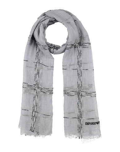 EMPORIO ARMANI Sciarpe e foulard Grigio 70% Lana, 30% Poliestere