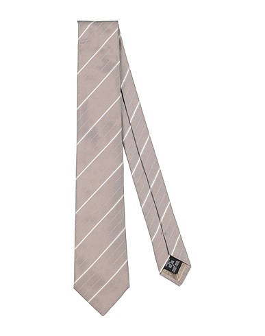 EMPORIO ARMANI Cravatte e papillon Grigio chiaro 94% Seta, 4% Viscosa, 2% Poliestere