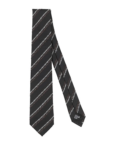 EMPORIO ARMANI Ties and bow ties Black 100% Silk