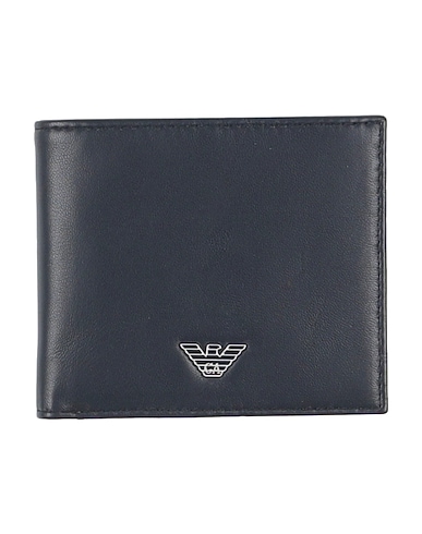 EMPORIO ARMANI Portafoglio Blu notte Pelle