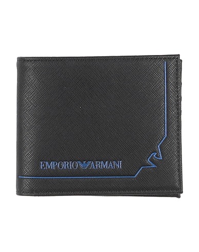 EMPORIO ARMANI Wallet Black Leather