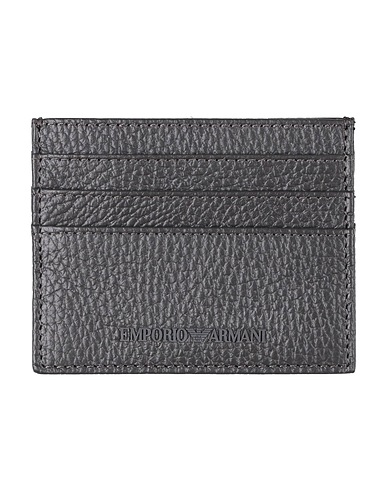 EMPORIO ARMANI Small Leather Goods Midnight blue Leather