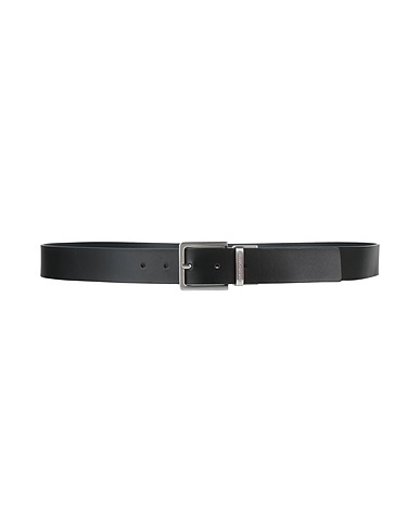 EMPORIO ARMANI Leather belt Black Leather