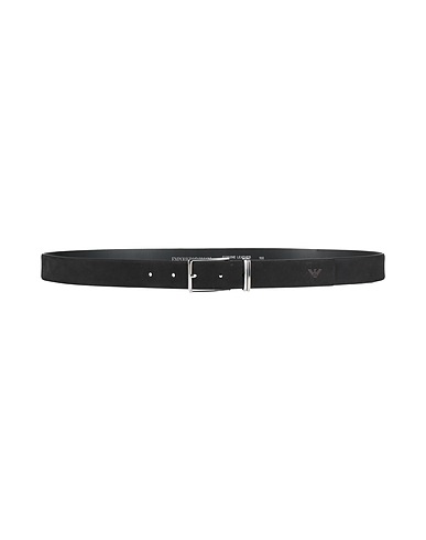 EMPORIO ARMANI Leather belt Black Leather