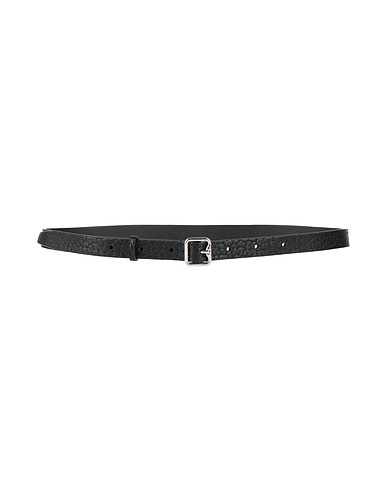 BURBERRY Schmaler Gürtel Schwarz Leder