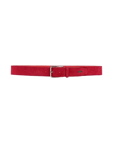 MANUEL RITZ Leather belt Red Leather