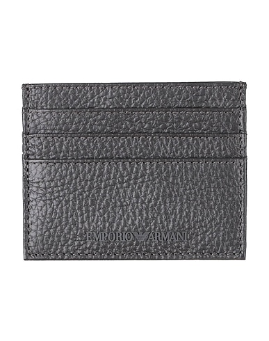 EMPORIO ARMANI Kleinlederwaren Braungrau Leder