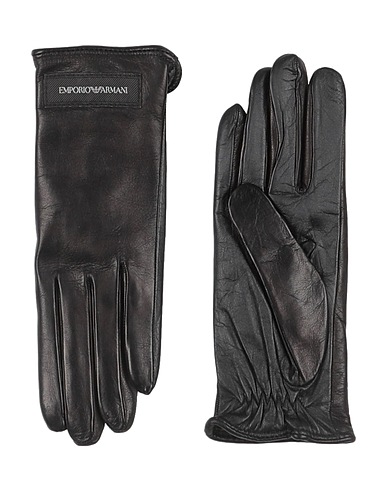 EMPORIO ARMANI Gloves Black 100% Calfskin