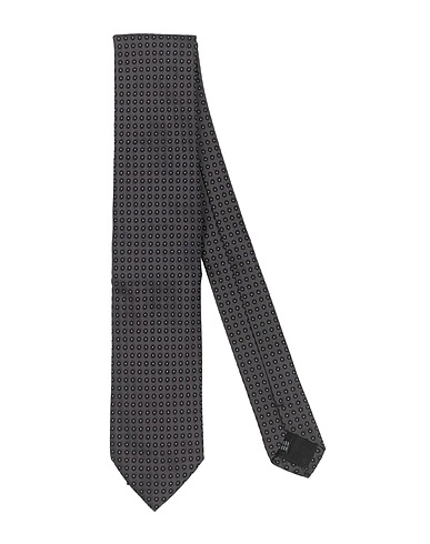 DOLCE&GABBANA Ties and bow ties Charcoal 100% Silk