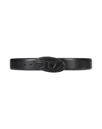 DIESEL Leather belt Black 100% Cow leather