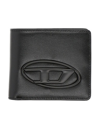 DIESEL Wallet Black 100% Cow leather
