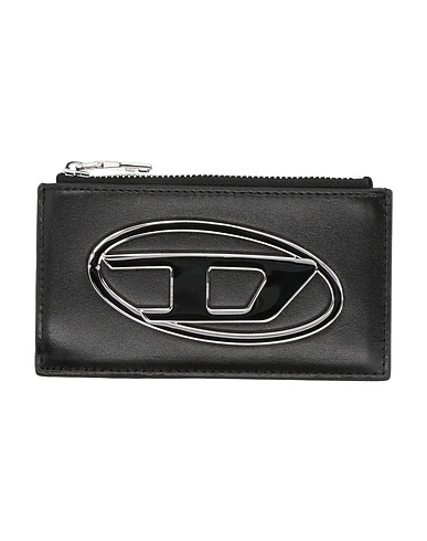 DIESEL Small Leather Goods Black 100% Cow leather