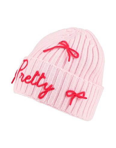 MC2 SAINT BARTH Hat Pink 40% Wool, 25% Viscose, 25% Polyamide, 10% Cashmere