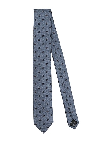 DOLCE&GABBANA Krawatten und Fliegen Taubenblau 100% Seide