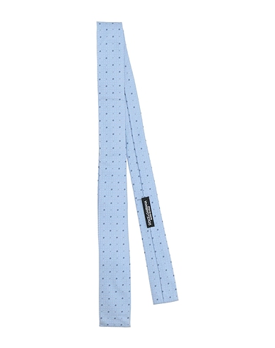 DOLCE&GABBANA Ties and bow ties Sky blue 100% Silk