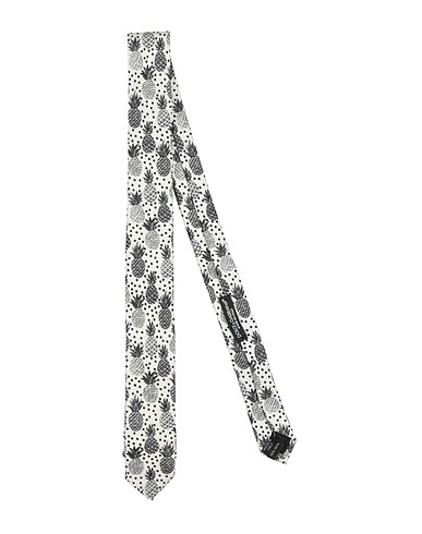 DOLCE&GABBANA Ties and bow ties Ivory 100% Silk