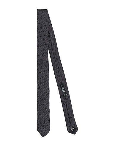 DOLCE&GABBANA Ties and bow ties Charcoal 100% Silk