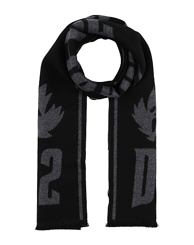 DSQUARED2 Sciarpe e foulard Grigio 100% Lana Vergine