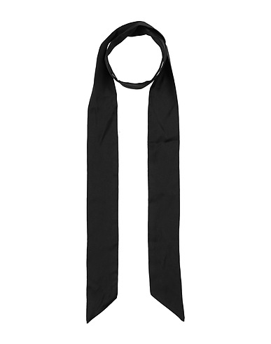 EMPORIO ARMANI Scarves and foulards Black 60% Polyester, 40% Viscose