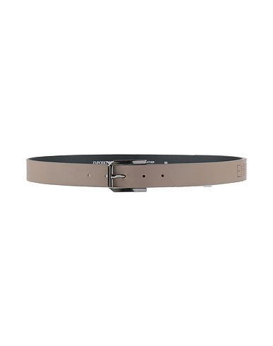EMPORIO ARMANI Leather belt Taupe Leather