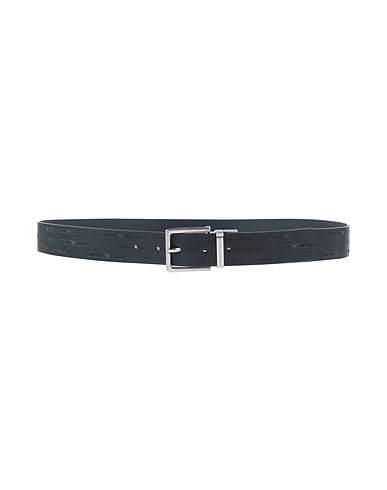 EMPORIO ARMANI Cintura in pelle Blu notte Pelle