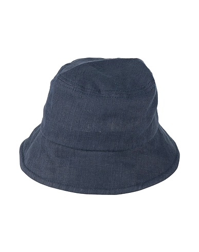 ELEVENTY Hat Navy blue 98% Cotton, 2% Elastane