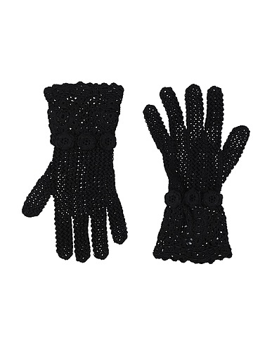 DOLCE&GABBANA Gloves Black 100% Cotton