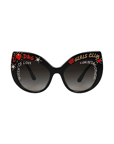 DOLCE&GABBANA Sunglasses Black 100% Acetate