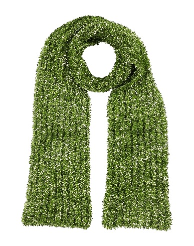 DRIES VAN NOTEN Écharpes et foulards Vert 40% Laine vierge, 38% Fibre métallique, 22% Polyamide