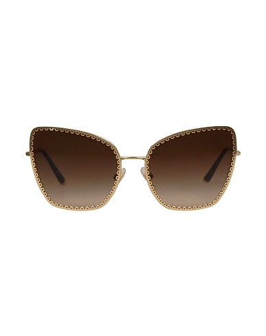 DOLCE&GABBANA Sunglasses Gold 100% Metal