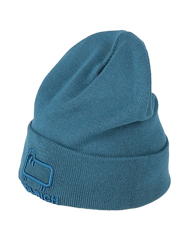WOOLRICH Hat Deep teal 85% Cotton, 15% Wool