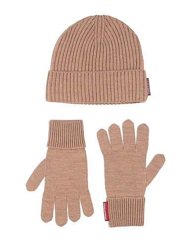 DSQUARED2 Set accessori Cammello 100% Lana