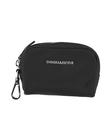 DSQUARED2 Wallet Black 80% Polyamide, 20% Sheepskin