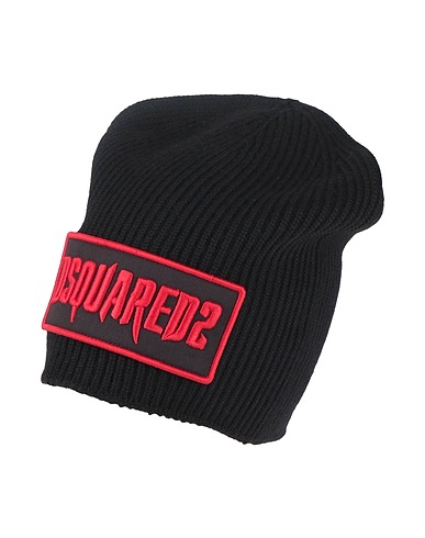DSQUARED2 Hat Black 100% Wool