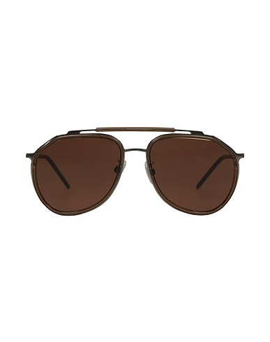 DOLCE&GABBANA Sunglasses Chocolate brown 100% Metal