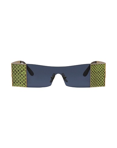 DOLCE&GABBANA Sunglasses Light green 100% Metal, Leather