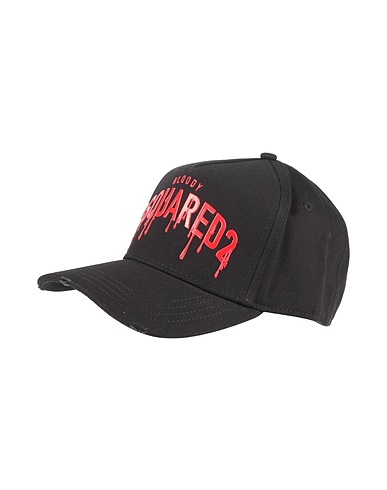 DSQUARED2 Hat Black 100% Cotton