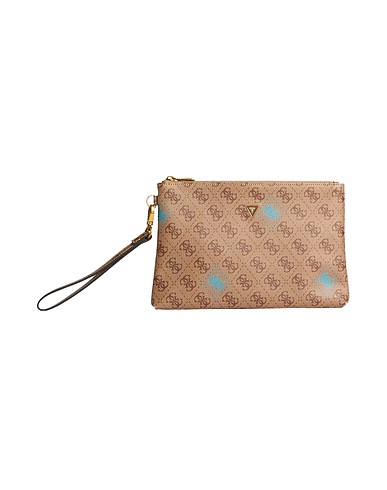 GUESS Borsa a mano Cammello 100% Poliuretano